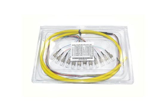 SC APC UPC 8 de FOC LC coleta de la fibra de la cinta de 12 colores