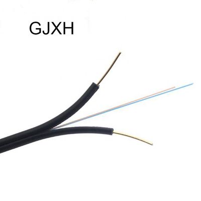 Cable de fribra óptica plano al aire libre interior de la base FTTH de GJYXFCH 2