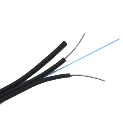 Cable de fribra óptica plano al aire libre interior de la base FTTH de GJYXFCH 2