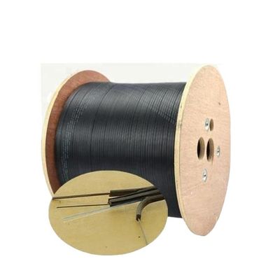 Cable de fribra óptica plano al aire libre interior de la base FTTH de GJYXFCH 2