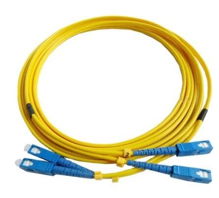SC/UPC al cable de fribra óptica a dos caras de SC/UPC SM DX para FTTH