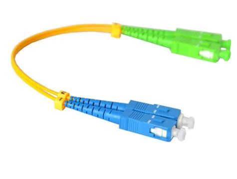 SC/UPC al cable de fribra óptica a dos caras de SC/UPC SM DX para FTTH