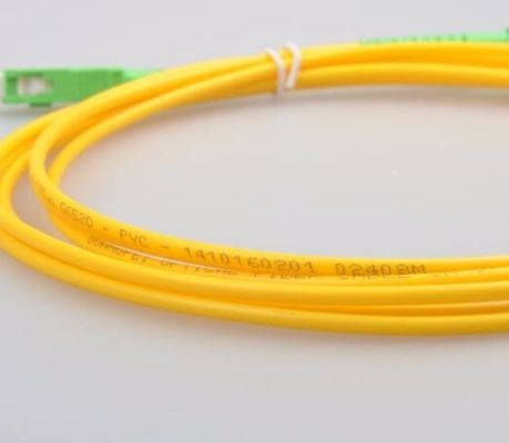 SC/APC al cable de fribra óptica a una cara del solo modo LSZH de SC/APC