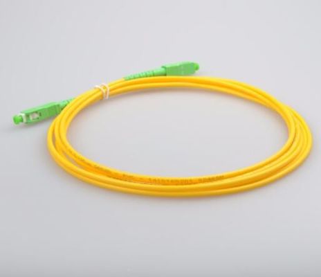 SC/APC al cable de fribra óptica a una cara del solo modo LSZH de SC/APC