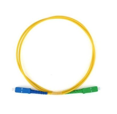 Cordón de remiendo de la fibra óptica del PVC LSZH del SC UPC APC G652D G657A