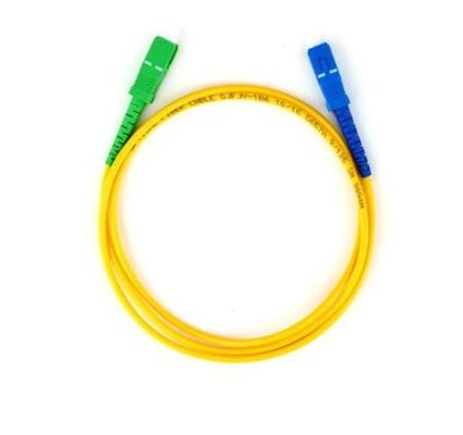 Cordón de remiendo de la fibra óptica del PVC LSZH del SC UPC APC G652D G657A
