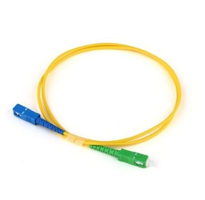 Cordón de remiendo de la fibra óptica del PVC LSZH del SC UPC APC G652D G657A