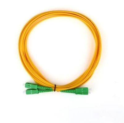 Cordón de remiendo de la fibra óptica del PVC LSZH del SC UPC APC G652D G657A