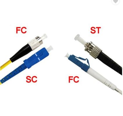 OM1 cordón de remiendo a una cara de la fibra óptica del duplex G652D 3M LSZH