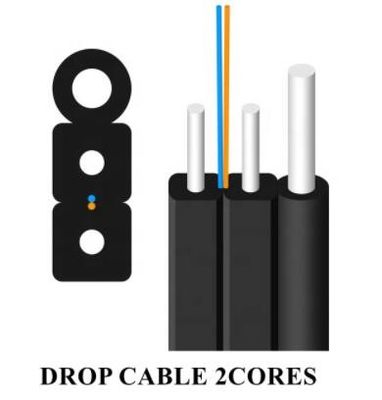 Cable autosuficiente de la base OFC de la envoltura G657A2 4 de LSZH