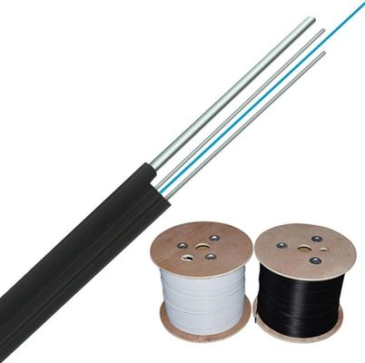 Cable de descenso interior de la fibra óptica de FTTH 2 4 6 8 12 16 24 bases con la chaqueta de LSZH