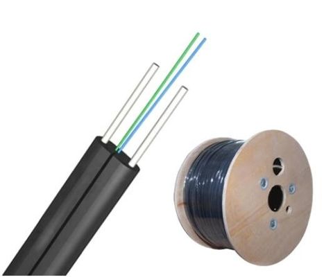 1 2 4 6 cable de descenso interior de la base FTTH con la chaqueta de LSZH