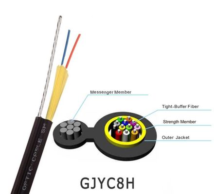 Almacenador intermediario apretado autosuficiente de 2 bases alrededor del cable de descenso de FTTH