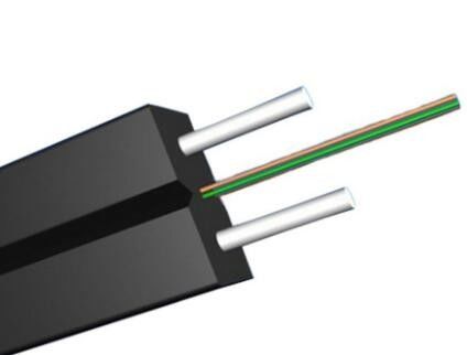Alambre de descenso de la fibra óptica del solo modo de 2 bases para FTTH