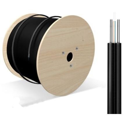 Cable de descenso de fibra óptica de la base FTTH de la chaqueta de PVC de G.652D G.657A LSZH 2