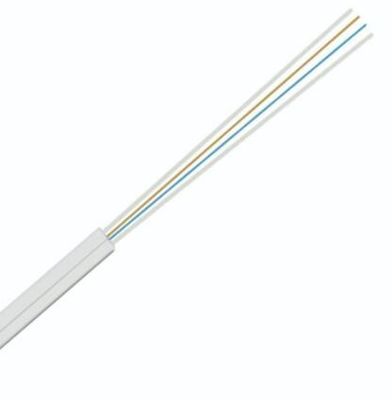 Cable de descenso de fibra óptica de la base FTTH de la chaqueta de PVC de G.652D G.657A LSZH 2