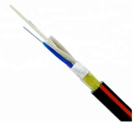 Cable de fribra óptica al aire libre de la base ADSS OFC del solo modo 24