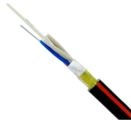 Cable de fribra óptica al aire libre de la base ADSS OFC del solo modo 24