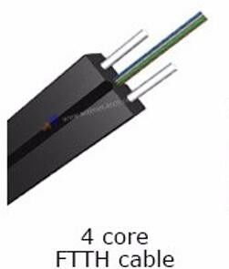 1 cable de descenso al aire libre interior de la base FTTH G657A1 G657A2 G652D