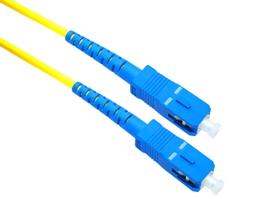 Cordón de remiendo óptico acorazado 0.9m m del metal flexible de FTTH con el conector del SC/del LC/de FC