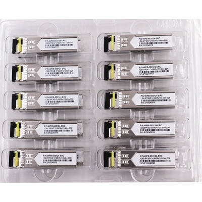 Fibra multi CWDM óptico DWDM del transmisor-receptor el 100KM de la fibra del modo 10G SFP