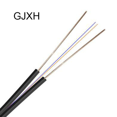 Chaqueta interior del cable de descenso de la fibra de la base de FTTH 2 1260nm LSZH para el sistema del cableado de la red