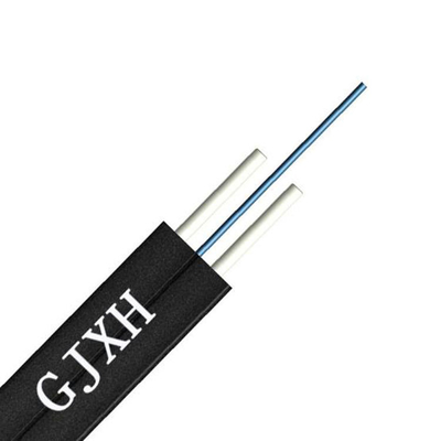 Chaqueta interior del cable de descenso de la fibra de la base de FTTH 2 1260nm LSZH para el sistema del cableado de la red