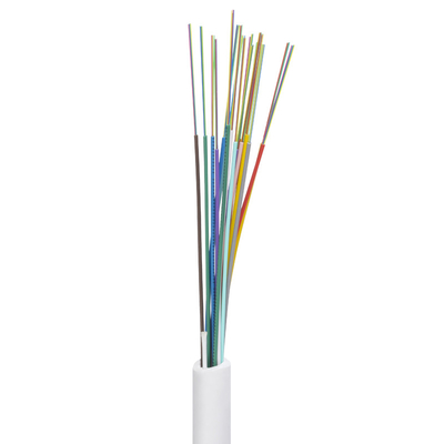 Cable de fribra óptica dieléctrico interior, 24 72 cables de fribra óptica de la base FTTH