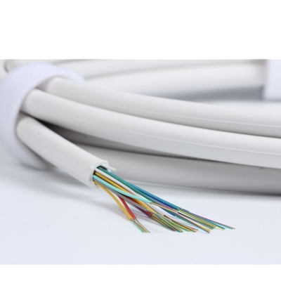 Cable de fribra óptica dieléctrico interior, 24 72 cables de fribra óptica de la base FTTH