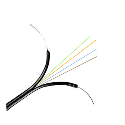 Hilado de Aramid del cable de la telecomunicación ISO9001 Dual Core con la chaqueta FTTH de LSZH