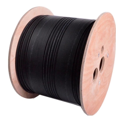 Hilado de Aramid del cable de la telecomunicación ISO9001 Dual Core con la chaqueta FTTH de LSZH