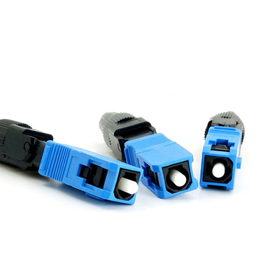 Conector rápido de la fibra óptica del SC APC UPC para la terminación del campo del cable de descenso de FTTH