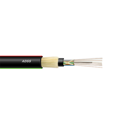 Solo modo 24 del cable de fribra óptica aéreo al aire libre de ADSS base 48 96