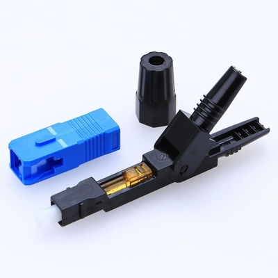 Conector rápido del conector de la fibra óptica del UPC APC del solo modo de FTTH de la fibra rápida del SC APC