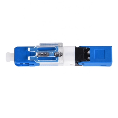 Modo del conector rápido rápido del conector del SC/de APC SM de la fibra óptica de FTTH solo