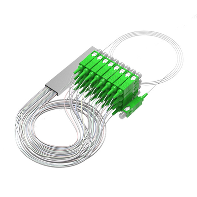 SC APC UPC 1 x divisor Mini Tube Type Splitter del SC del divisor del PLC de la fibra óptica 8