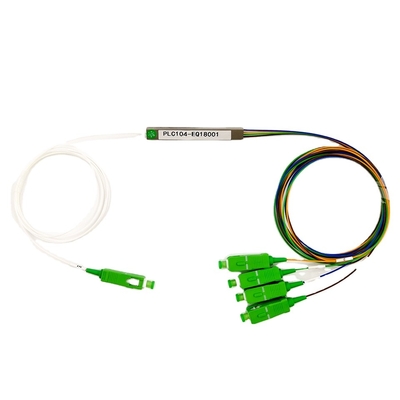 SC APC UPC 1 x divisor Mini Tube Type Splitter del SC del divisor del PLC de la fibra óptica 8