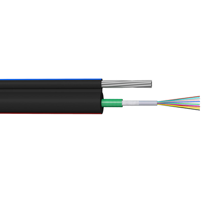 Figura al aire libre solo modo de GYXTC8S del cable de fribra óptica acorazado de la comunicación