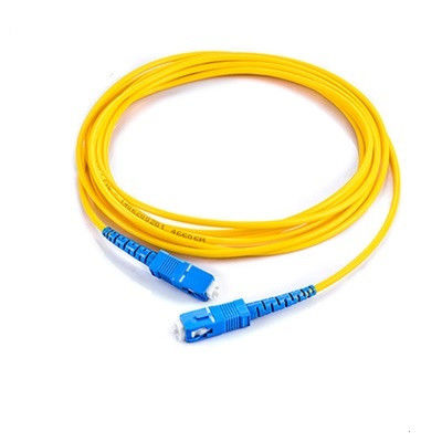 cable de fribra óptica del cordón de remiendo de 3.0m m G657A FTTH SC/UPC-SC/APC el 150m