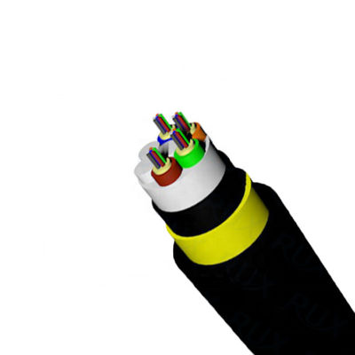 Cable de fribra óptica al aire libre 12 de la comunicación ADSS G652D 24 bases 32 48 72 96 144